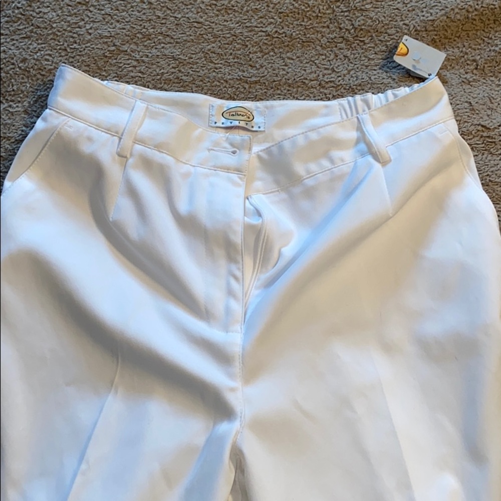 NWT Talbots White Petite Pants